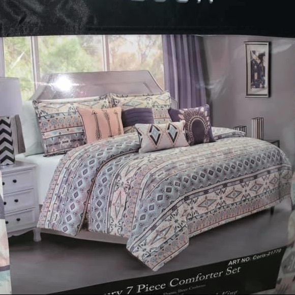 Other - Cali King 7 Piece Comforter Set